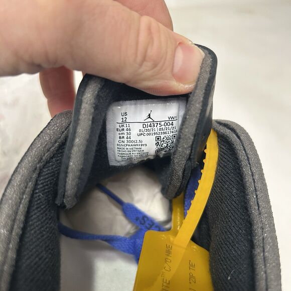 Off-White x Air Jordan 2 Retro SP Low “Black Varsity Royal” 2024